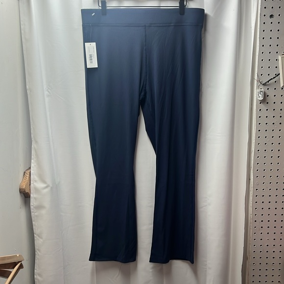 Outdoor Voices Navy Blue Superform Kick Flare Ribbed Pants- XXL - Picture 3 of 8